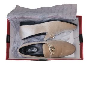 Amali Rhinestone Bucket Loafer size:10.5